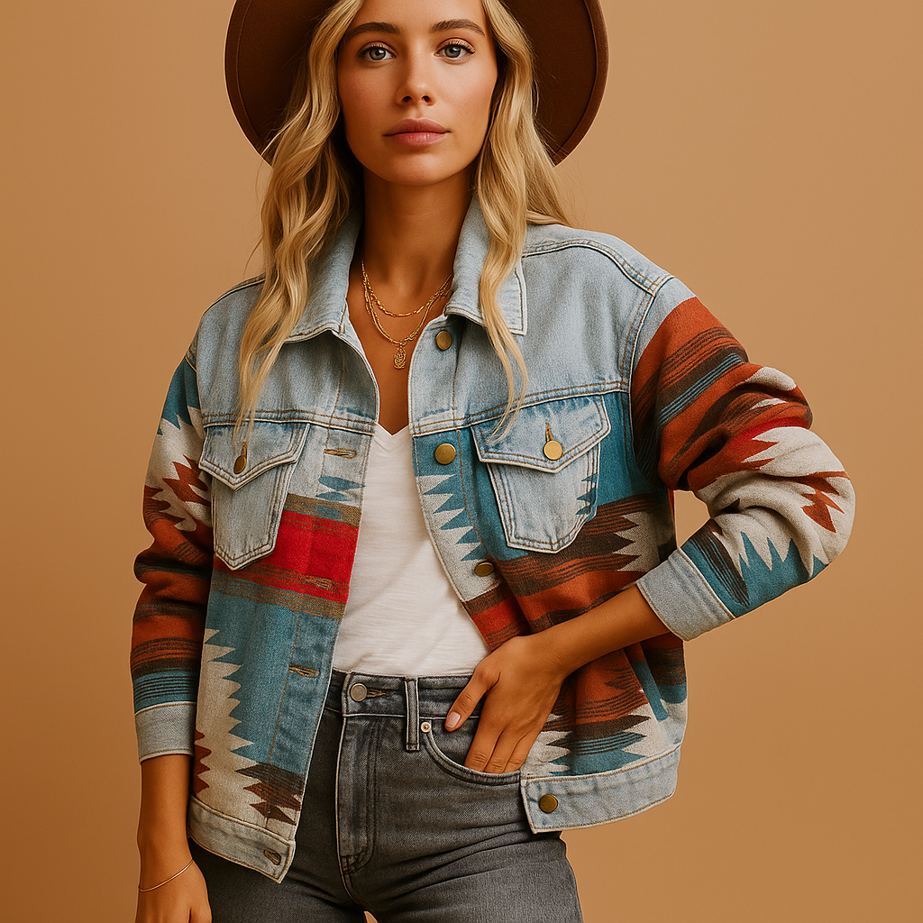 Veste d’automne femme Veerle – coton léger coupe ample & tons saison