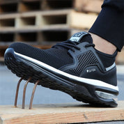 Chaussures de sécurité femme – baskets orthopédiques à embout en acier & semelle antidérapante