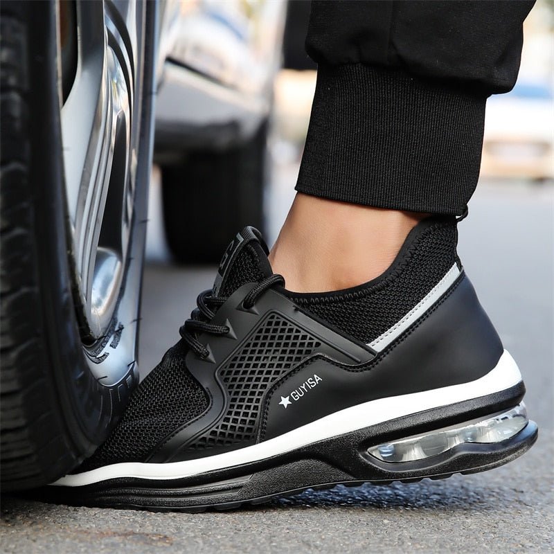 Chaussures de sécurité femme – baskets orthopédiques à embout en acier & semelle antidérapante