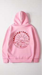 Sweat à capuche femme Abigail — hoodie brodé tropical, coupe ample & confortable