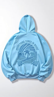 Sweat à capuche femme Abigail — hoodie brodé tropical, coupe ample & confortable