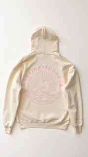 Sweat à capuche femme Abigail — hoodie brodé tropical, coupe ample & confortable