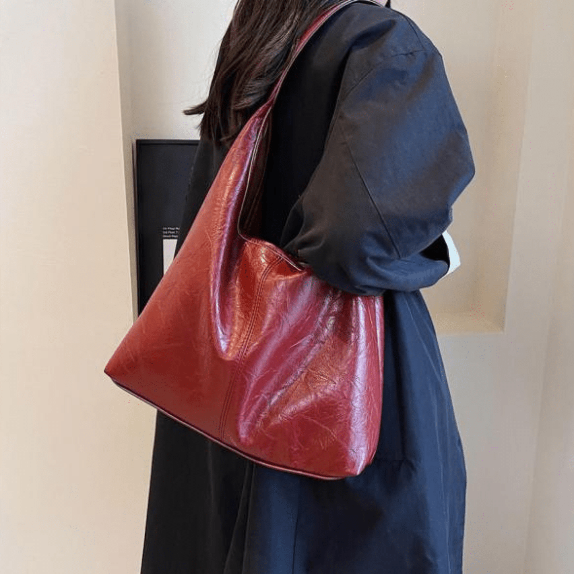 Sac bandoulière Ylona Vintage — sac classique & pratique au design élégant