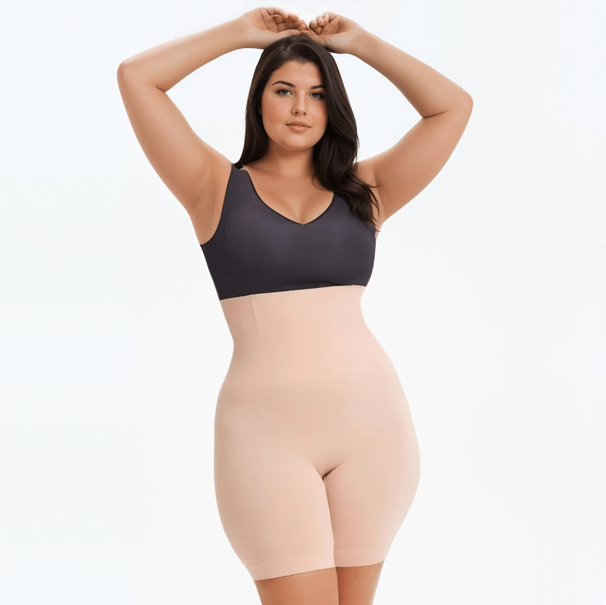 Short gainant taille haute – shapewear sculptant avec maintien ferme & confort