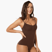 Body gainant femme – shapewear sculptant dos nu avec bretelles réglables