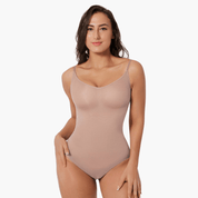 Body gainant femme – shapewear sculptant dos nu avec bretelles réglables