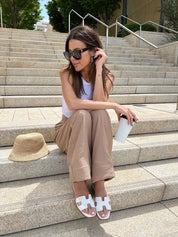 Sandales plates femme Jona – Confortables et élégantes pour l’été