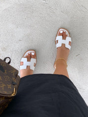 Sandales plates femme Jona – Confortables et élégantes pour l’été