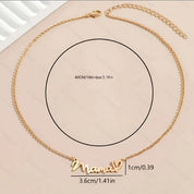 Collier pendentif cœur « Mama » Sophie – bijou élégant fête des Mères