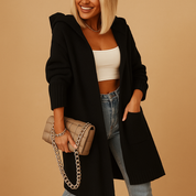 Veste streetwear femme Lotte – légère avec capuche & zip urbain