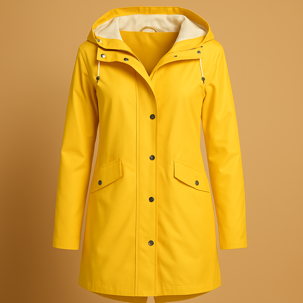 Imperméable femme Evelien transparent avec capuche – Léger et stylé