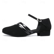 Chaussures de danse modernes femme Lopez – suède noir élégant & confortable