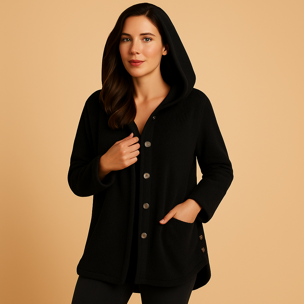 Manteau d’hiver femme Femke – capuche pratique & doublure isolante