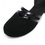 Chaussures de danse modernes femme Lopez – suède noir élégant & confortable